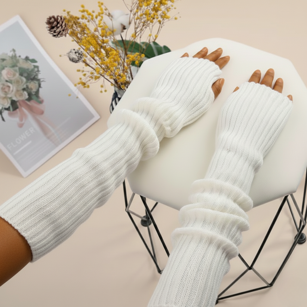 Gants longs en velours style gothique pour Halloween - Ethnika-Time