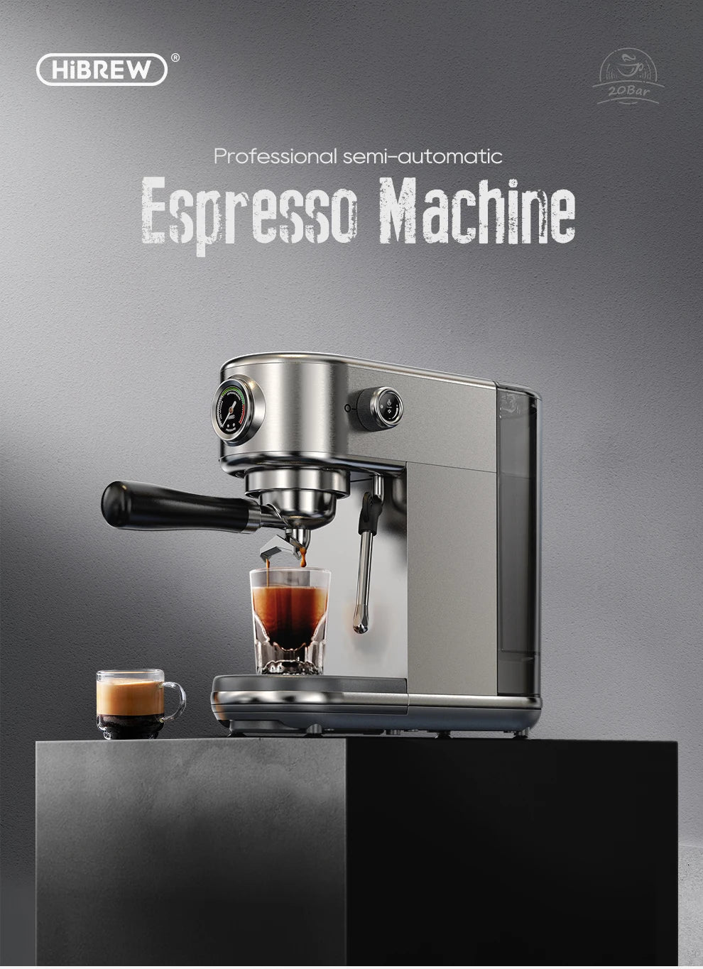 New Yorker Black Coffee Semi Automatic Espresso Coffee Machine - Ethnika-Time
