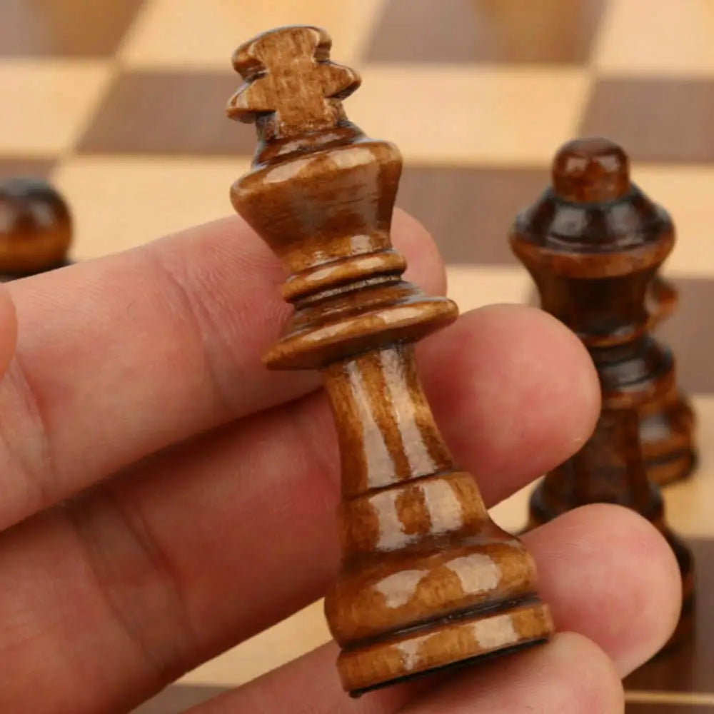 Magnetic Wooden Chess Set - Ethnika-Time