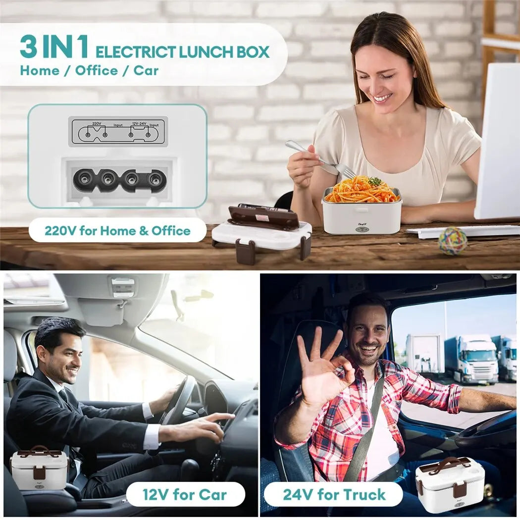 Hot Mate Pro LunchBox - Portable Electric Lunch Box - Ethnika-Time