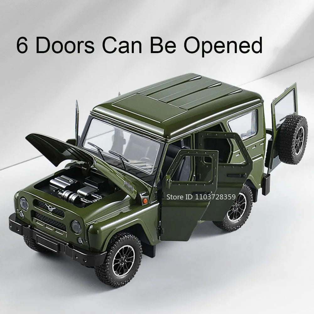 Russian Vehicle UAZ Hunter 1:18 Scale Diecast Model - Ethnika-Time