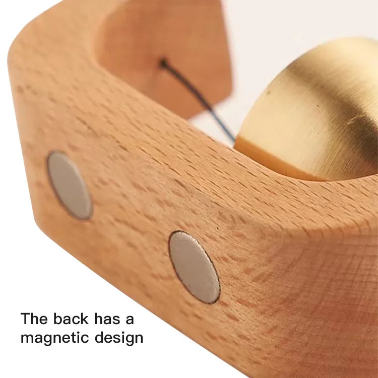 Aura Bell Magnetic Wooden & Copper Harmony Bell - Ethnika-Time
