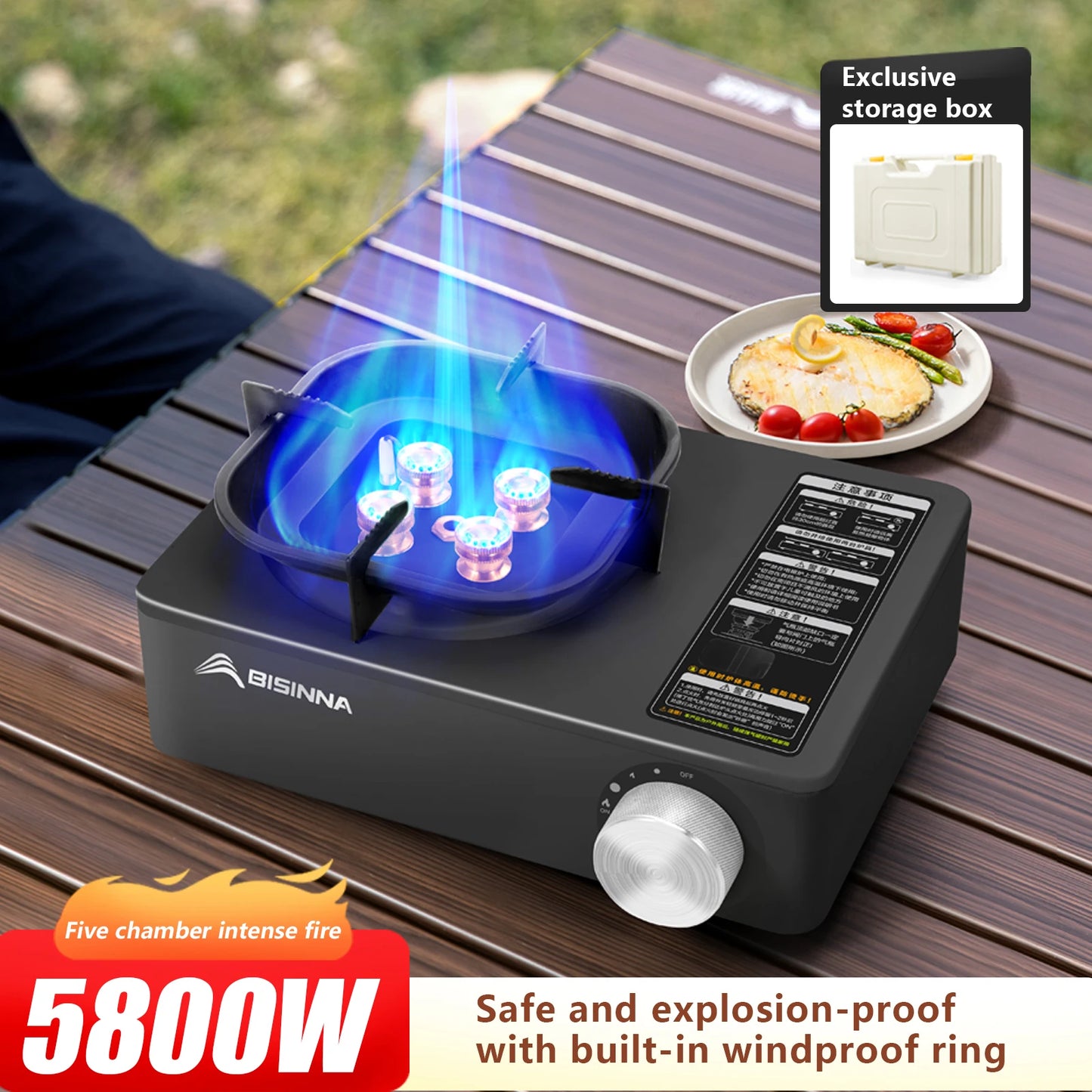 Powerful Portable Camping Gas Stove - Ethnika-Time