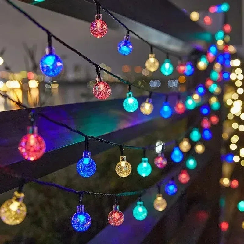 Solar Christmas Colourful Lights String - Ethnika-Time