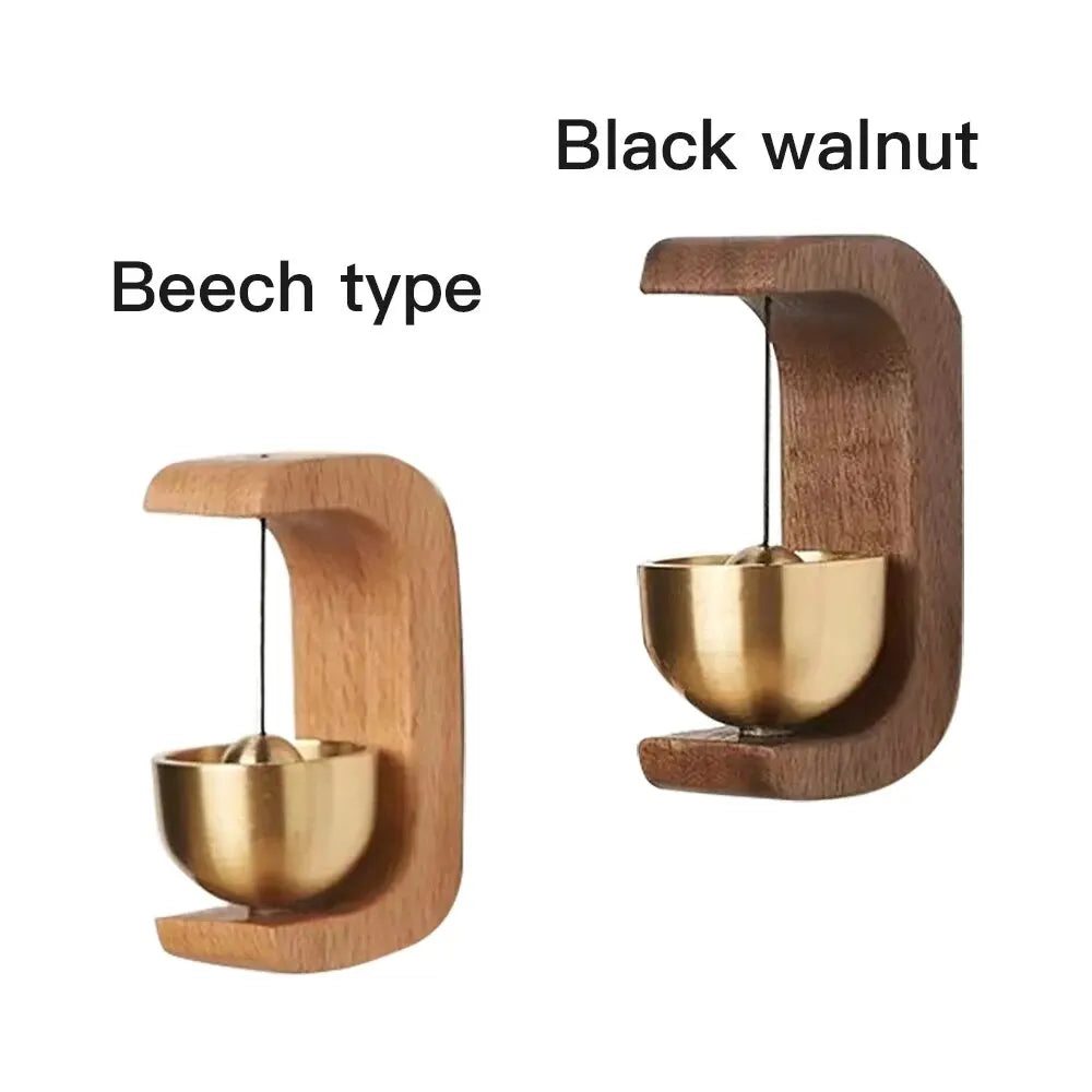 Aura Bell Magnetic Wooden & Copper Harmony Bell - Ethnika-Time
