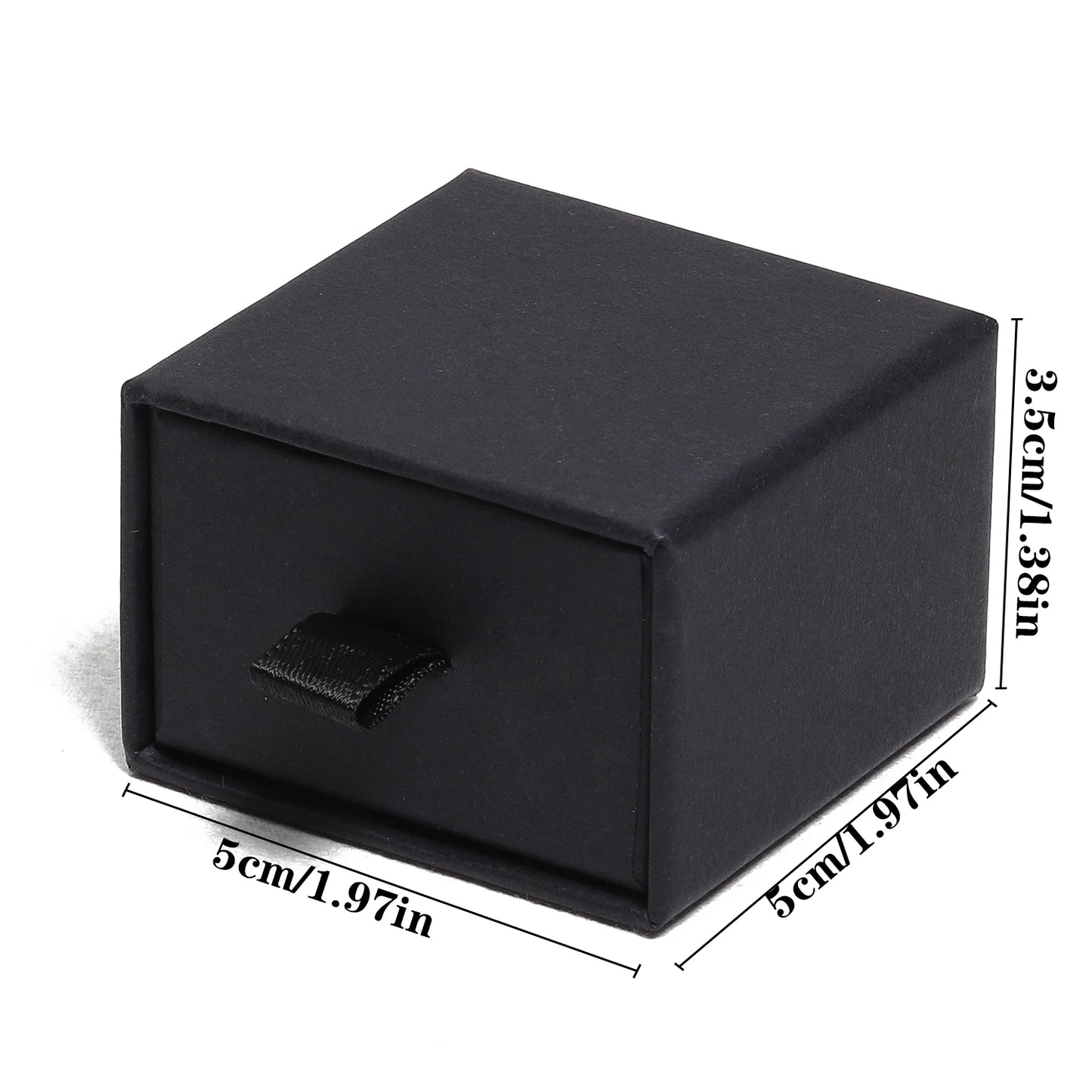 Private Jewelry & Rings Black Drawer Box - Ethnika-Time