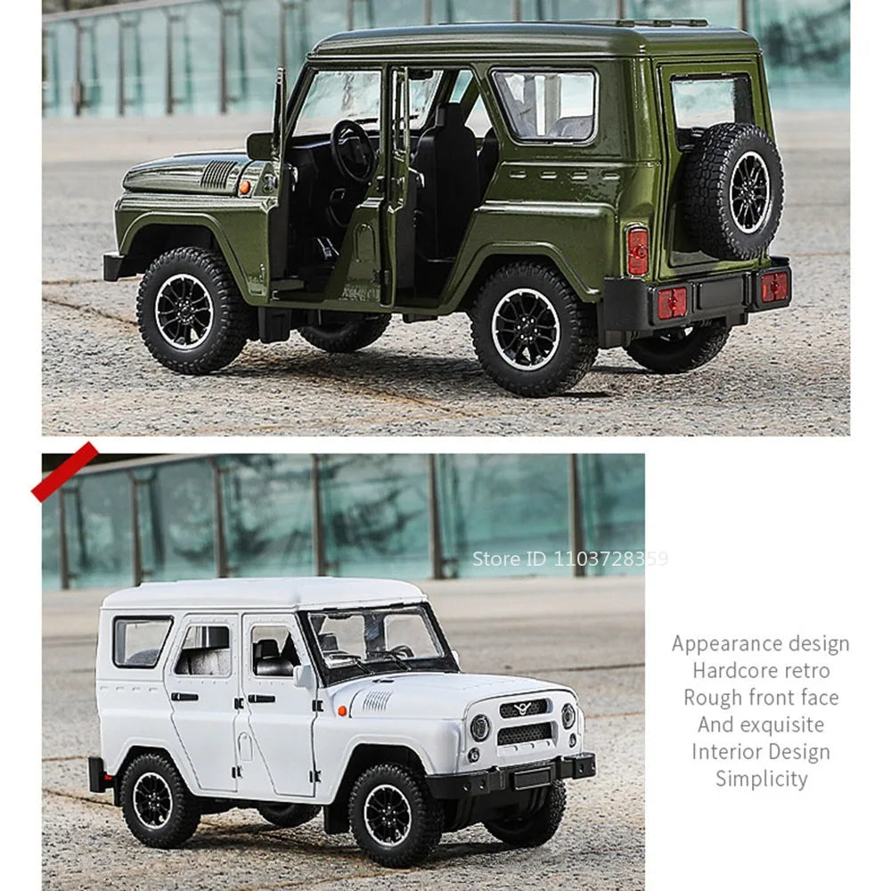 Russian Vehicle UAZ Hunter 1:18 Scale Diecast Model - Ethnika-Time