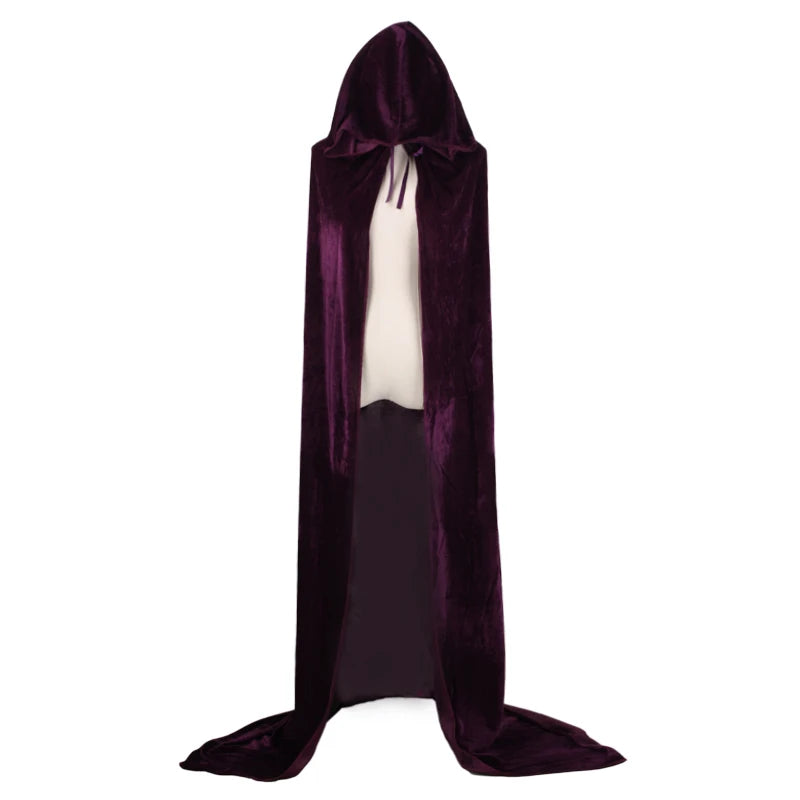 Scary Hooded Sorcerer Cloak Halloween Costume - Ethnika-Time