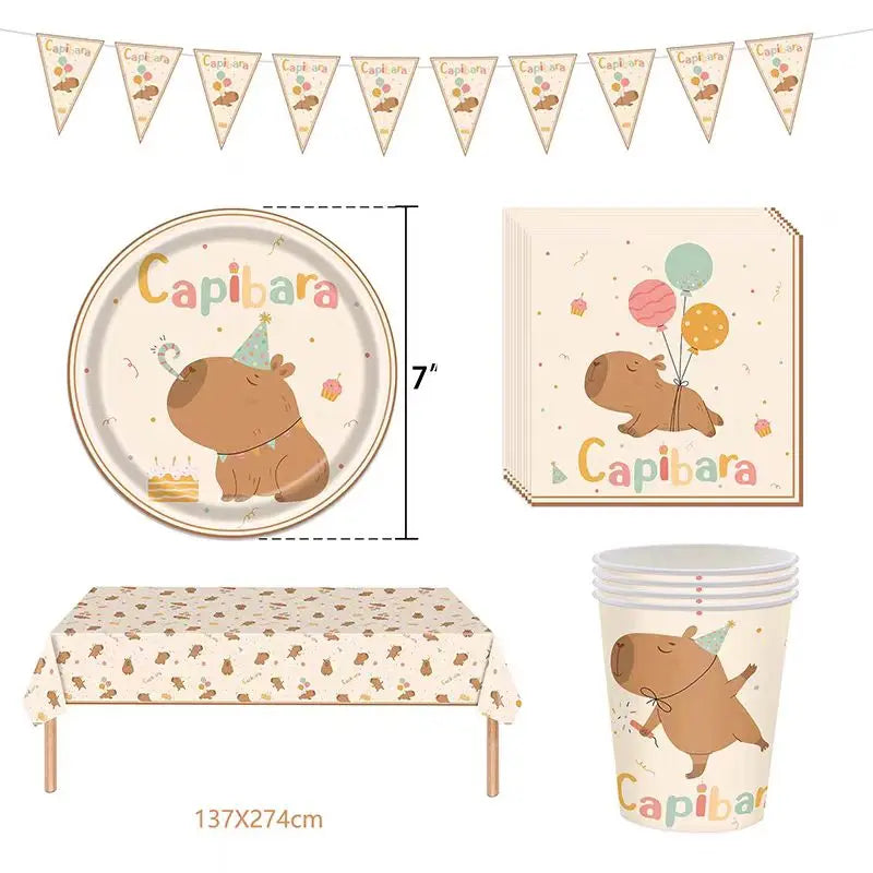 Capybara Birthday Set - Ethnika-Time
