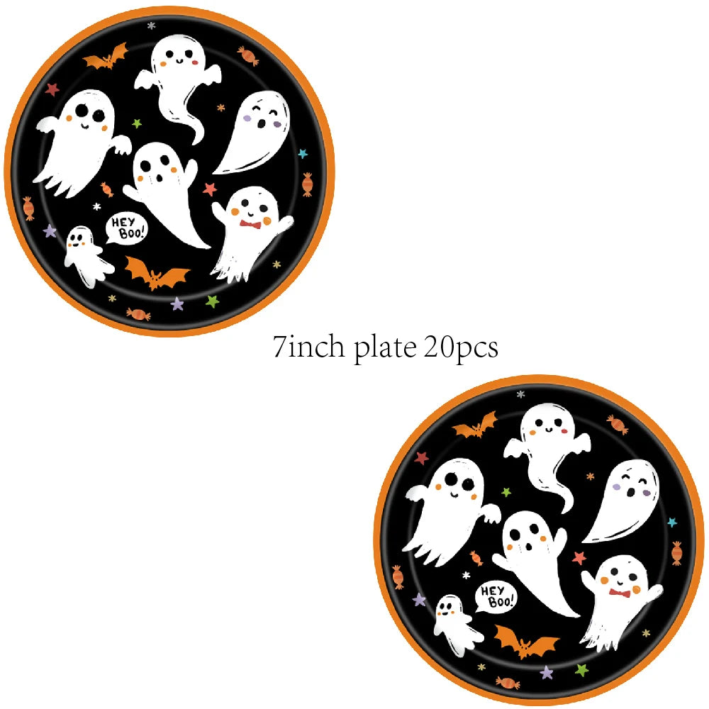 Haunted Kit Halloween Disposable Tableware - Ethnika-Time