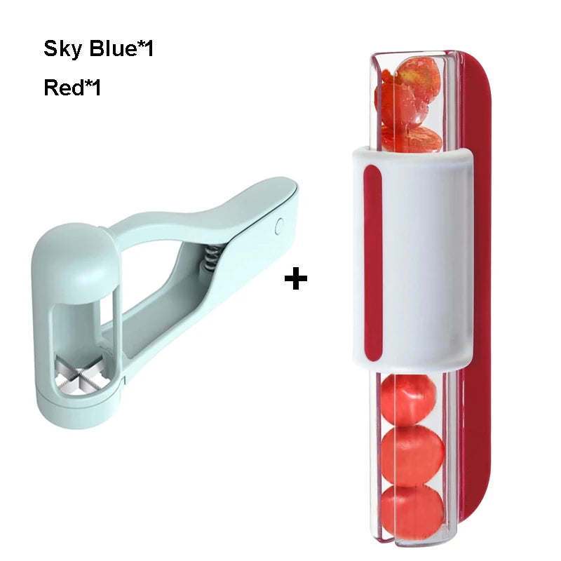 Multi-Function Tomato and Grape Cutter for Fruit Salad - Ethnika-Time