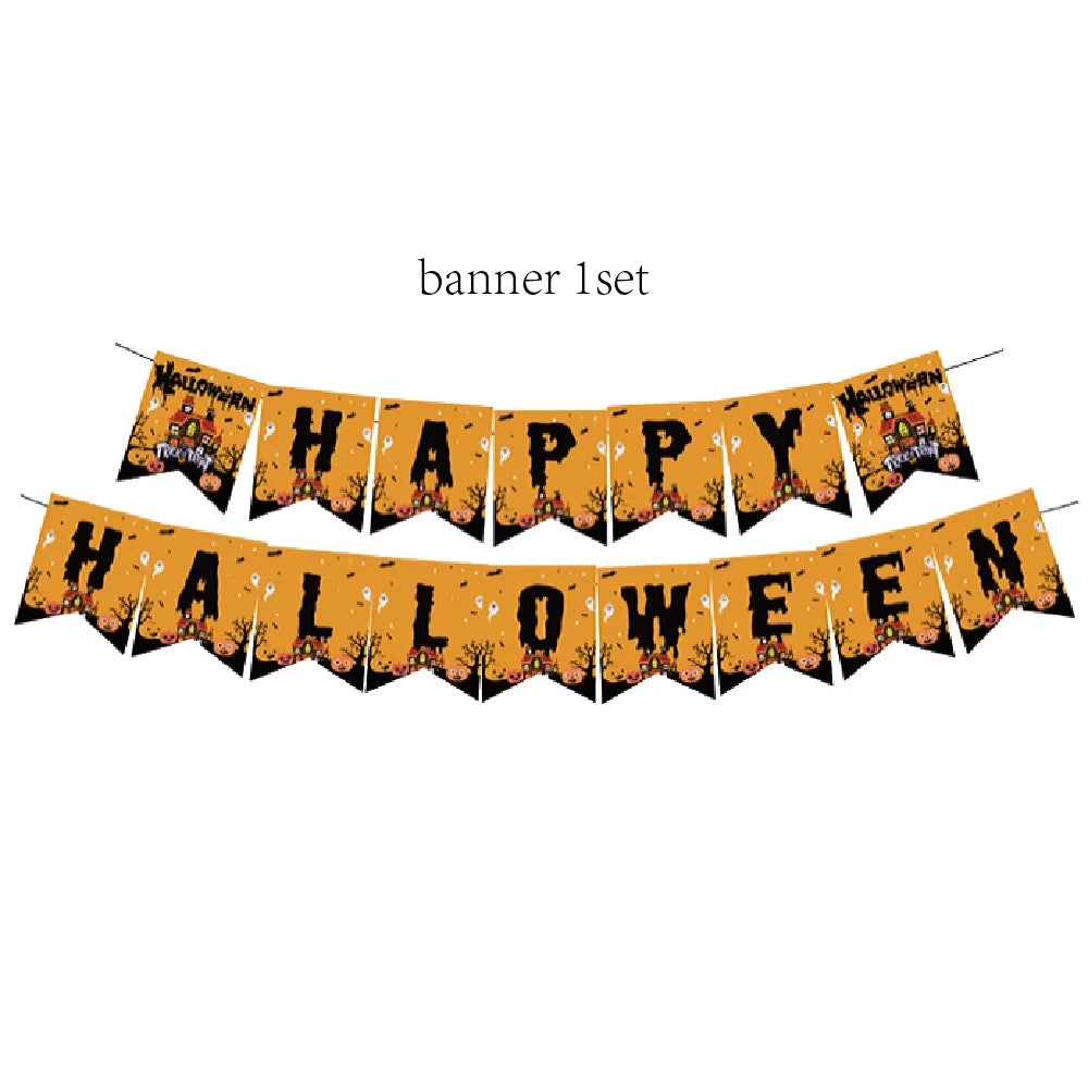 Haunted Kit Halloween Disposable Tableware - Ethnika-Time