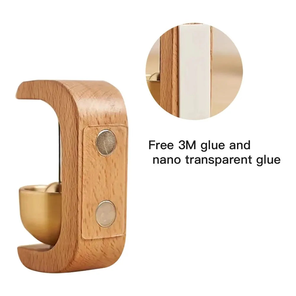 Aura Bell Magnetic Wooden & Copper Harmony Bell - Ethnika-Time