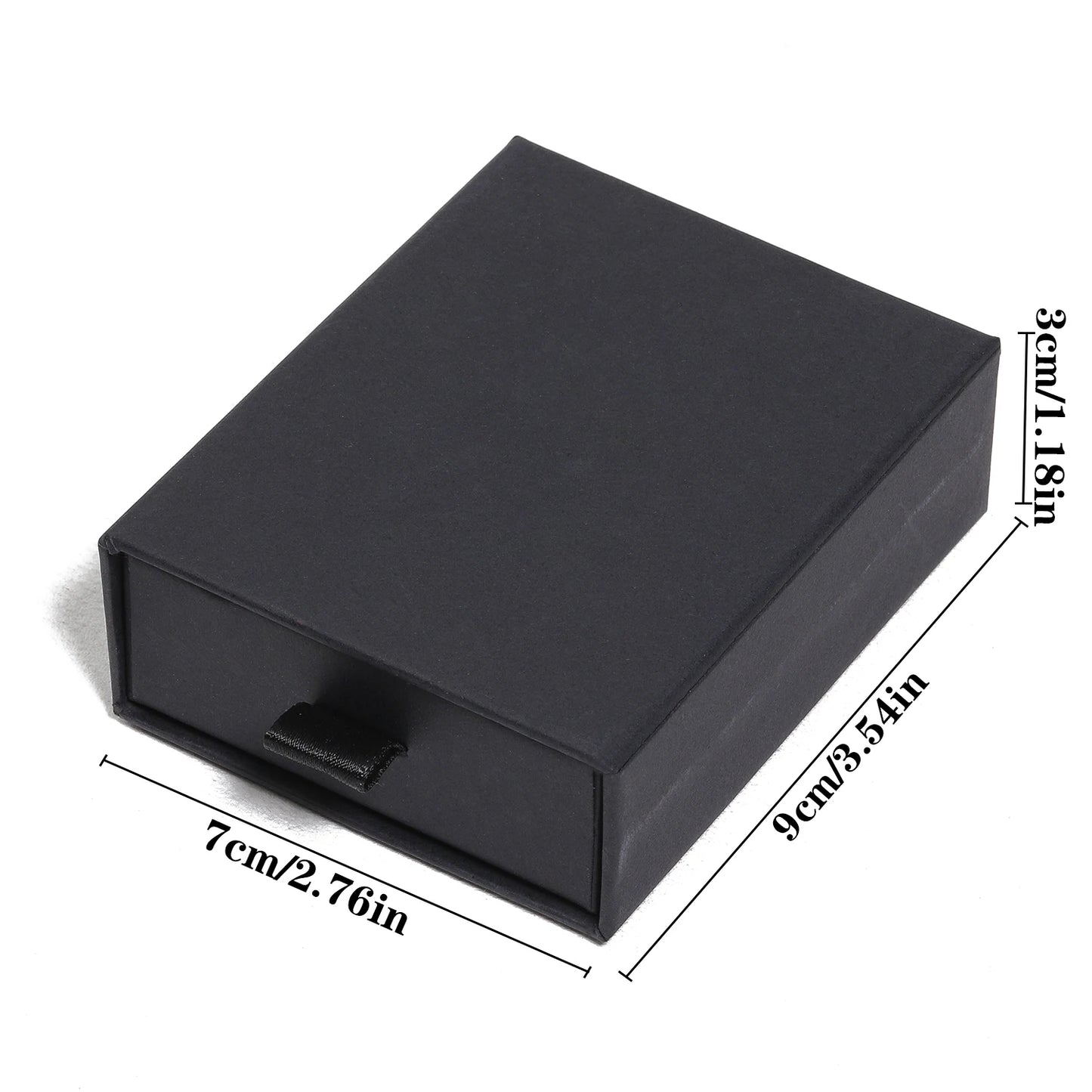 Private Jewelry & Rings Black Drawer Box - Ethnika-Time