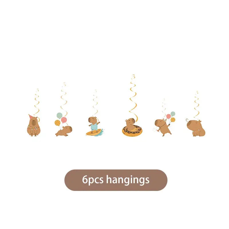 Capybara Birthday Set - Ethnika-Time