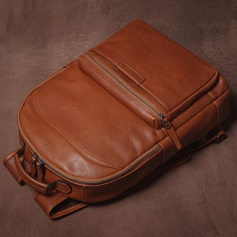 French Leather Backpack - Ethnika-Time