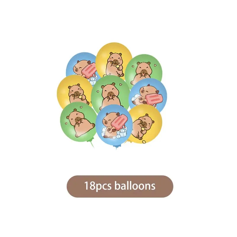 Capybara Birthday Set - Ethnika-Time