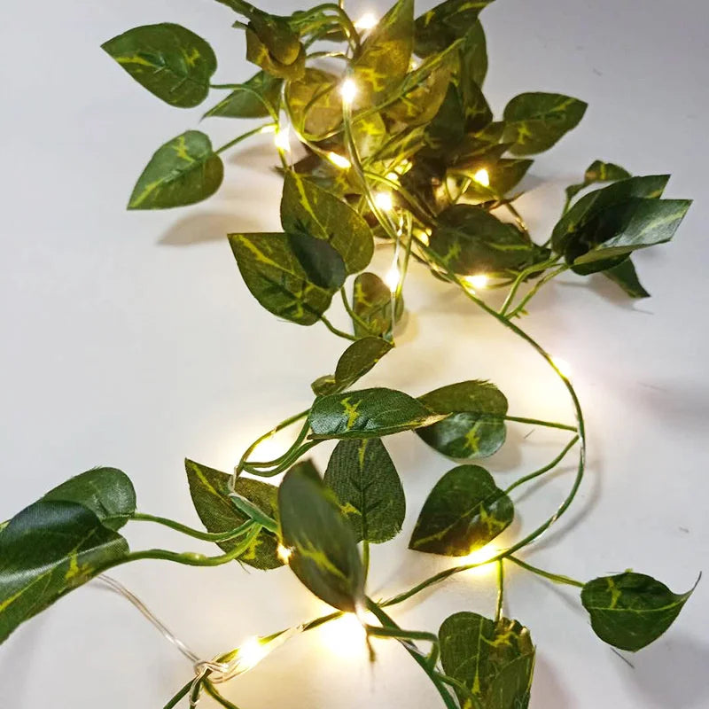 Fairy Leaf String Lights Autumn Christmas Decoration - Ethnika-Time
