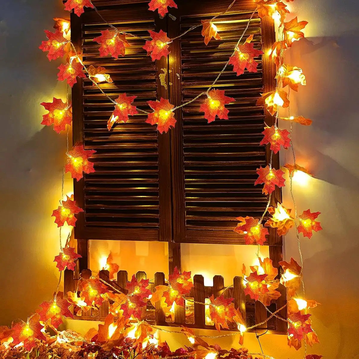 Golden Glow Lights Autumn Halloween Christmas - Ethnika-Time