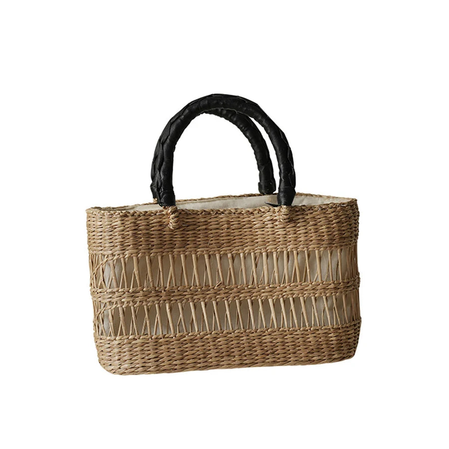 Summer Beach Rattan Handbag - Ethnika-Time