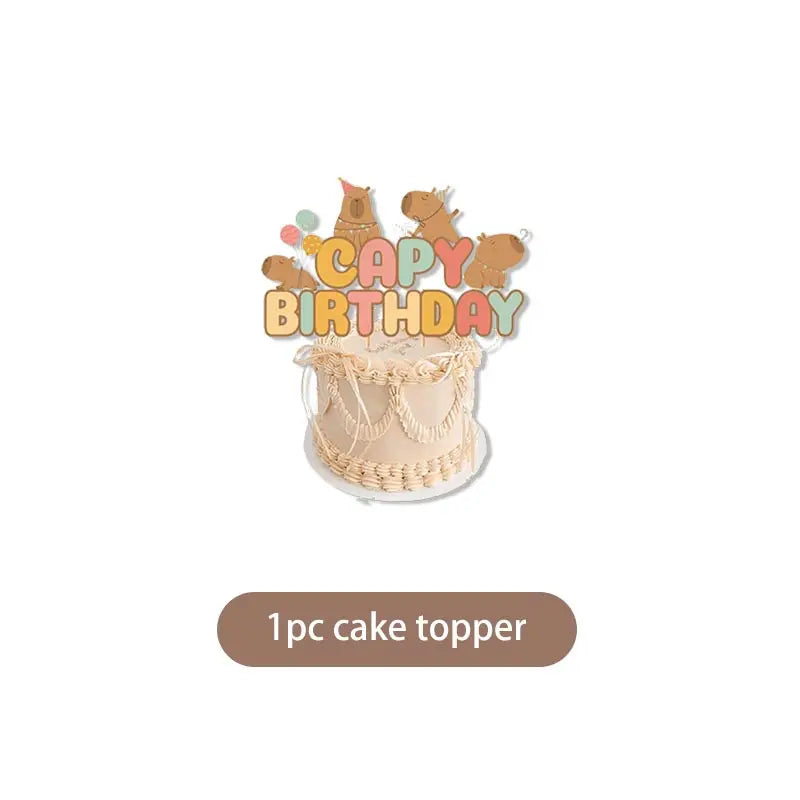 Capybara Birthday Set - Ethnika-Time