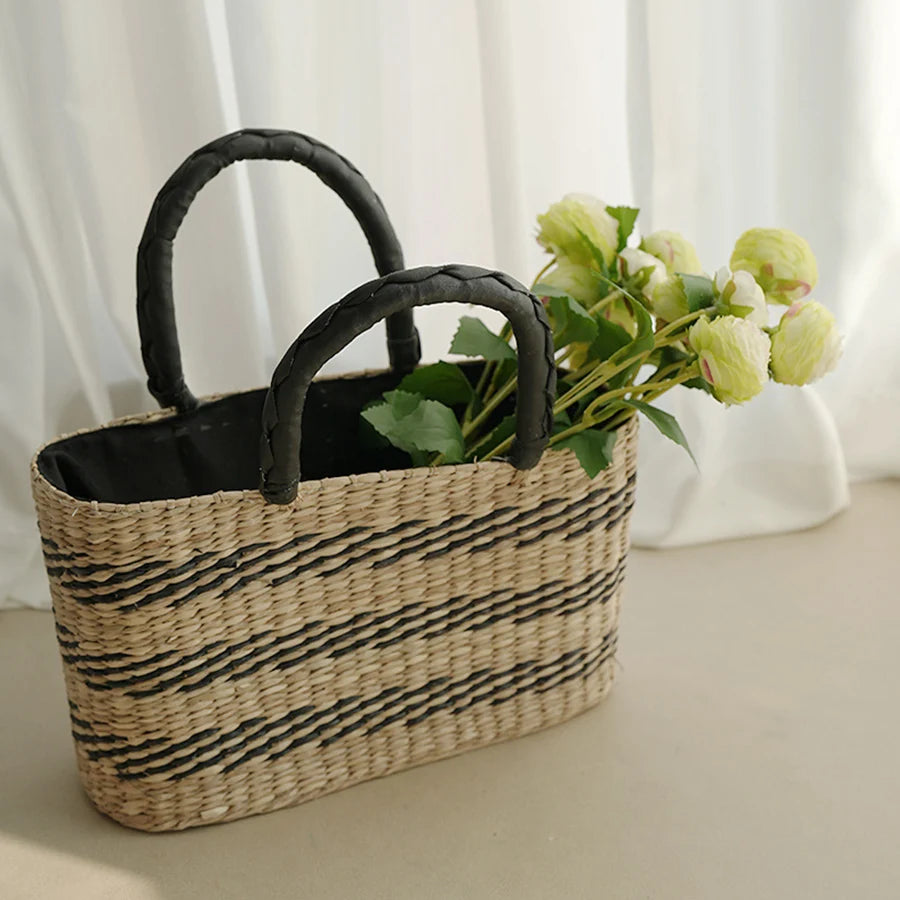 Summer Beach Rattan Handbag - Ethnika-Time