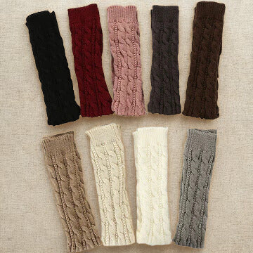 Winter Charm Long Woolen Fingerless Gloves - Ethnika-Time