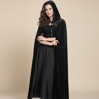 Scary Hooded Sorcerer Cloak Halloween Costume - Ethnika-Time