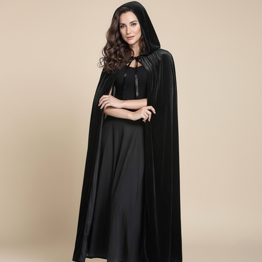 Scary Hooded Sorcerer Cloak Halloween Costume - Ethnika-Time