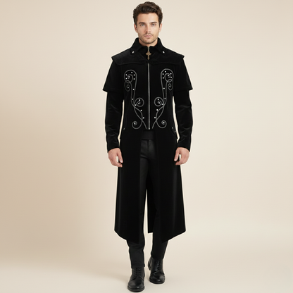 Ravenlord Medieval Gothic Coat Halloween - Ethnika-Time