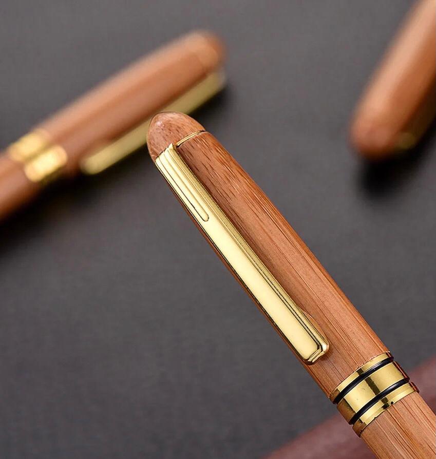 Timber Script Wooden Fountain Pen - Ethnika-Time