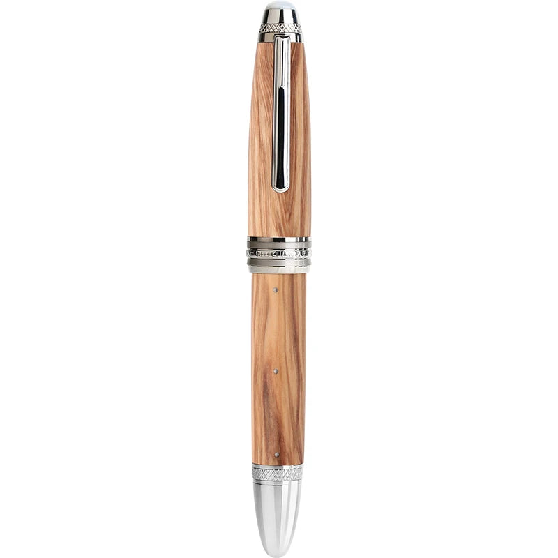 Heritage Olive Fountain Pen Handmade Olive Wood Gold-Plated Nib - Ethnika-Time