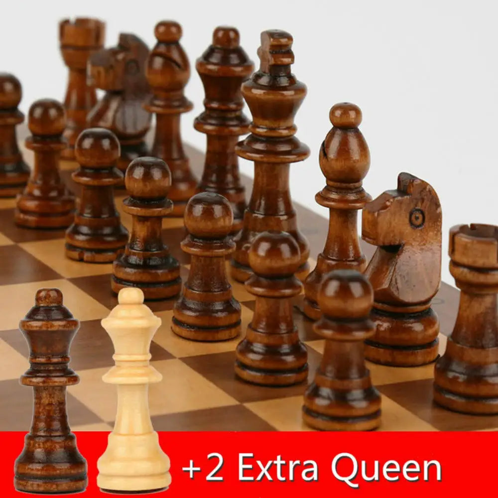 Magnetic Wooden Chess Set - Ethnika-Time