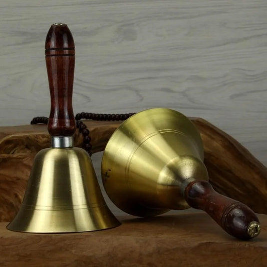 Bronze Hand School Bell - Ethnika-Time