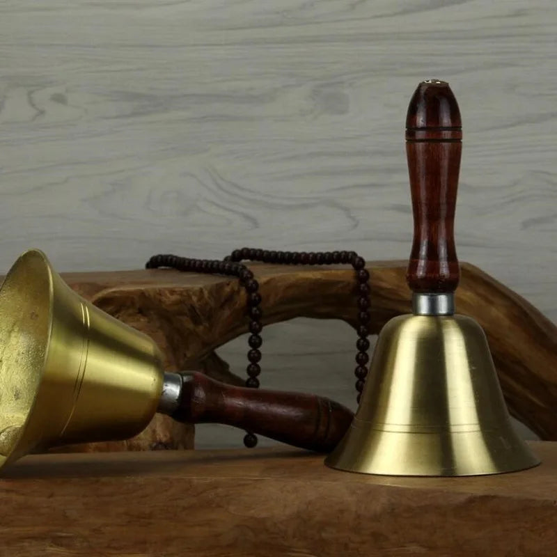 Bronze Hand School Bell - Ethnika-Time