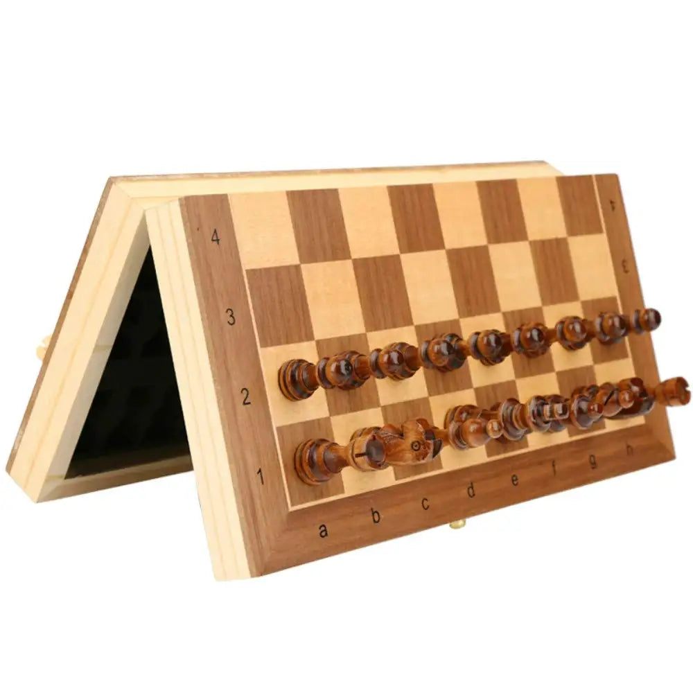 Magnetic Wooden Chess Set - Ethnika-Time