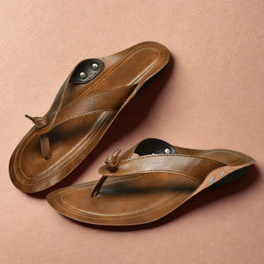 70´s Leather Sandals - Ethnika-Time