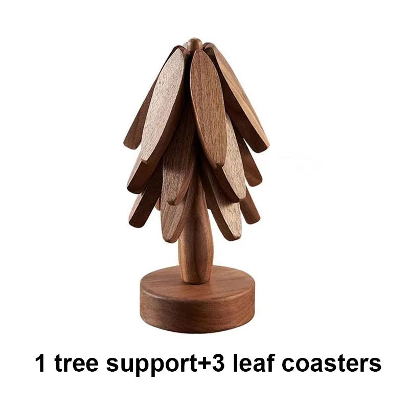 Magic Tree Bamboo Coasters Autumn Christmas - Ethnika-Time