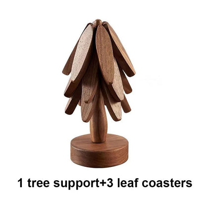 Magic Tree Bamboo Coasters Autumn Christmas - Ethnika-Time