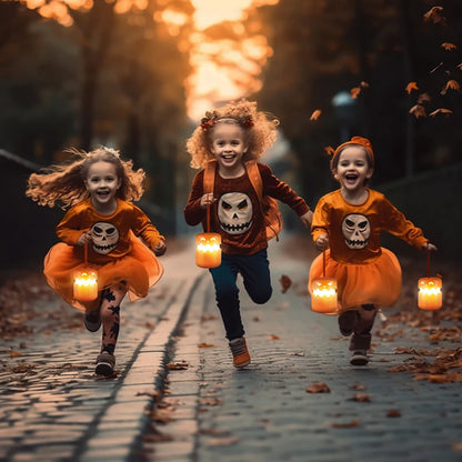 Pumpkin Buddy Light Foldable Lantern - Ethnika-Time