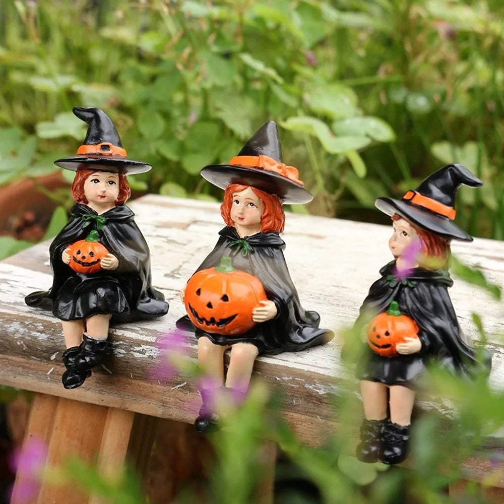 Pumpkin Charm Witch Trio Halloween - Ethnika-Time