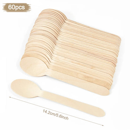 Nature’s Touch Party Disposable Wooden Tableware - Ethnika-Time