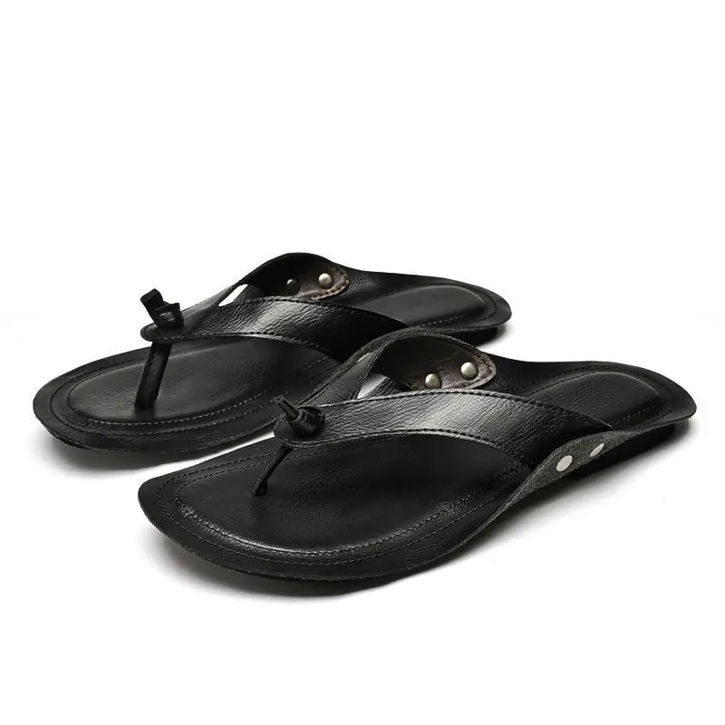 70´s Leather Sandals - Ethnika-Time