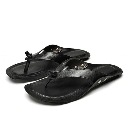 70´s Leather Sandals - Ethnika-Time