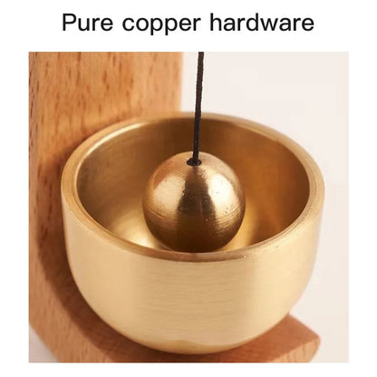 Aura Bell Magnetic Wooden & Copper Harmony Bell - Ethnika-Time