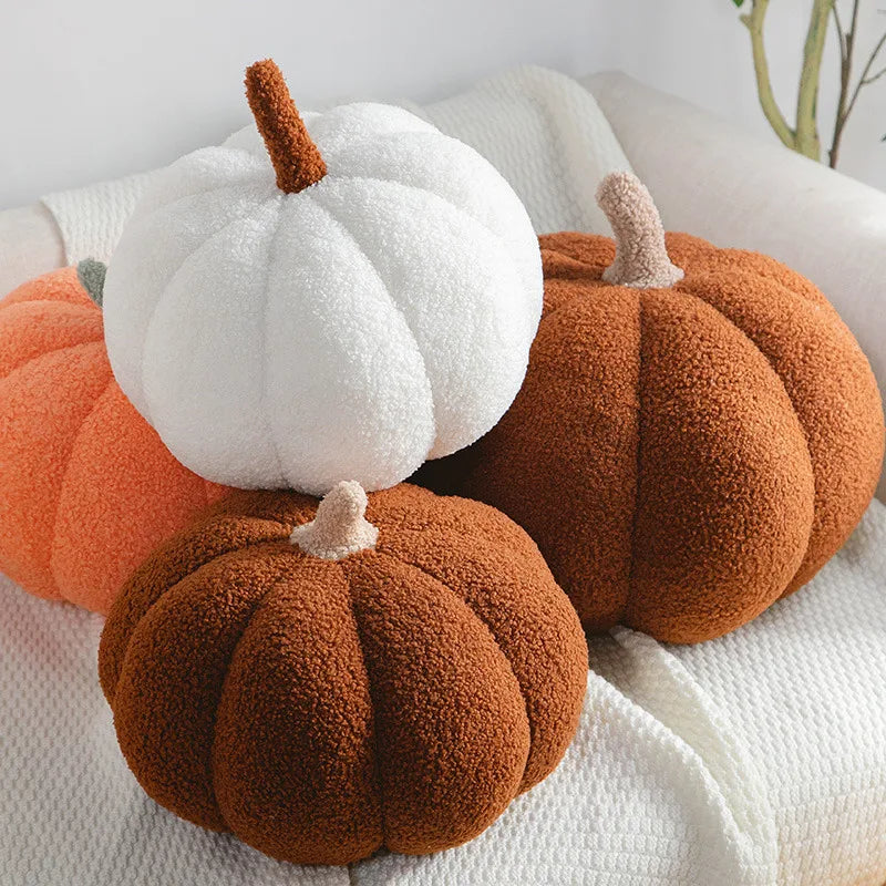 Cosy Pumpkin Plush Cushion Halloween Thanksgiving - Ethnika-Time