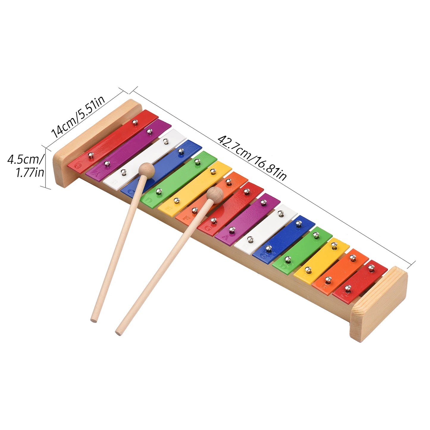 Gloxy Wooden Glockenspiel Xylophone - Ethnika-Time