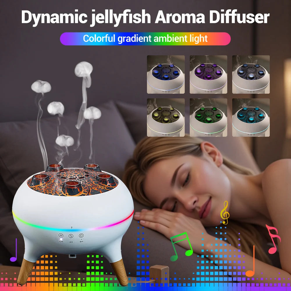 Aqua Muse Dynamic Jellyfish Air Humidifier - Ethnika-Time