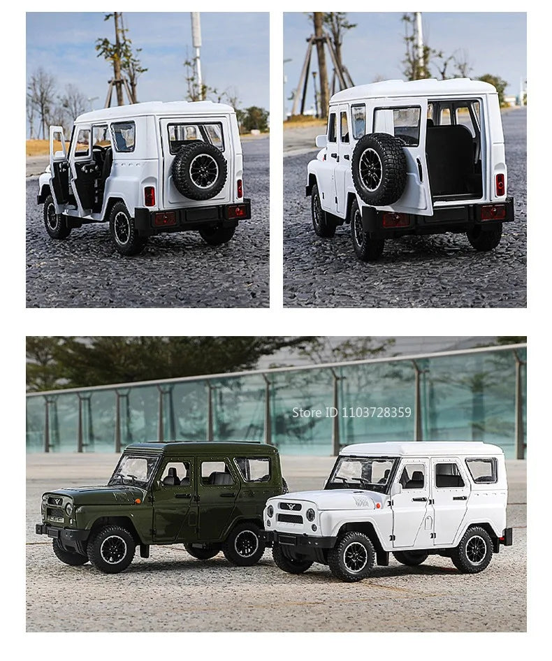 Russian Vehicle UAZ Hunter 1:18 Scale Diecast Model - Ethnika-Time