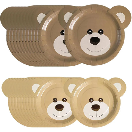 Little Bear Party Birthday Disposable Tableware – Ethnika-Time